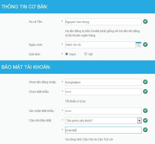 tạo tài khoản cá cược bóng đá qua mạng